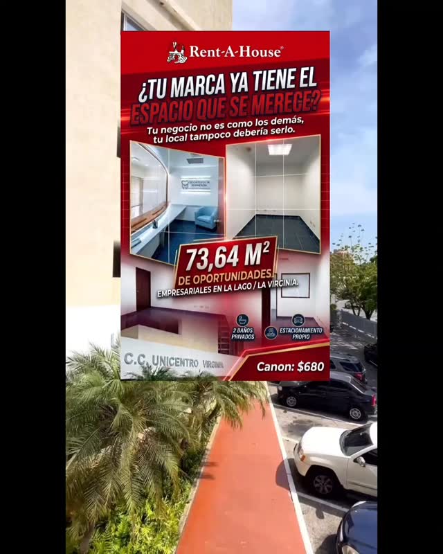 Local de 73,64 m² en C.C. Unicentro Virginia, ubic - Imagen 1